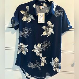 Lularoe Charlie button down shirt size XS